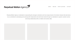 Desktop Screenshot of perpetualmotionagency.com